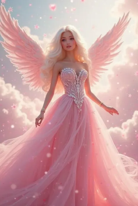 Say the word in Brazilian Portuguese: Pink and white blessing just like Barbie's 