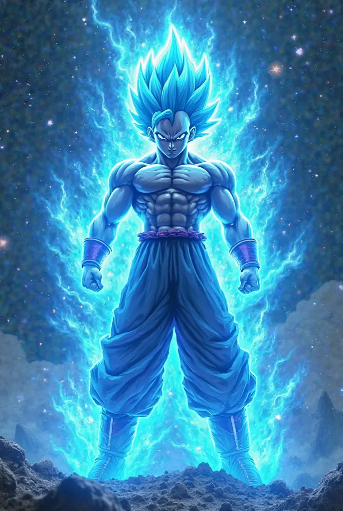 Make one of them super sayan blue