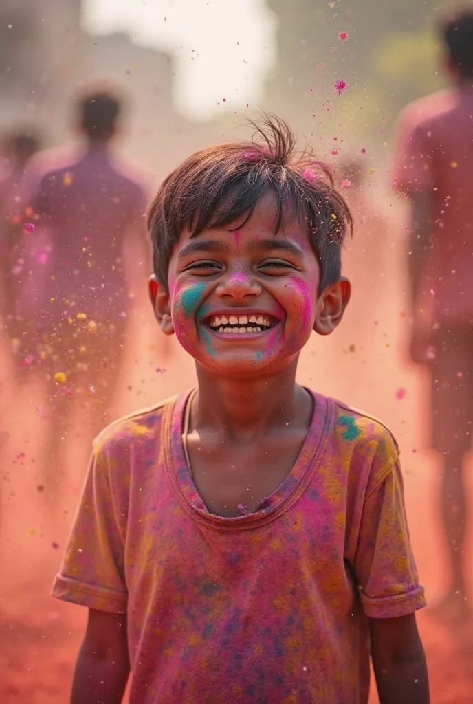 Ek ladke ki happy Holi ki funny photo