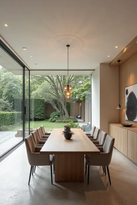 ELEGANT AND MINIMALIST DINING ROOM