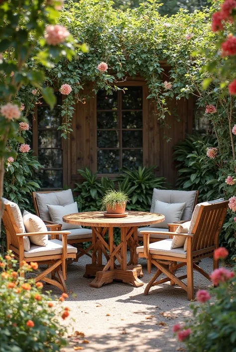 Patio set for garden 