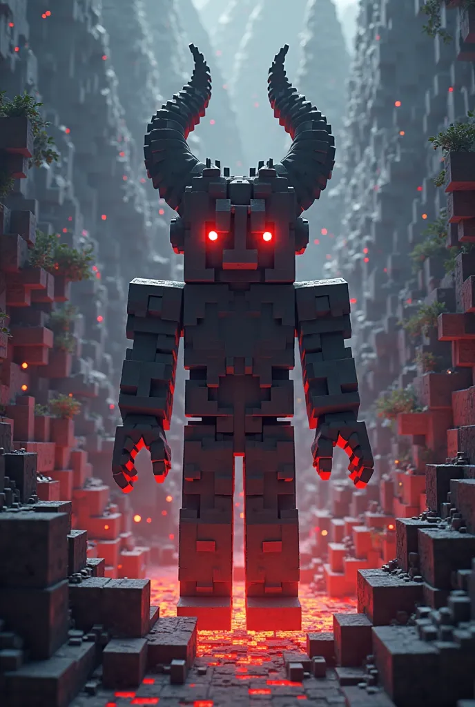 Minecraft image of the Diablo character from the Tinsura Saleem anime 