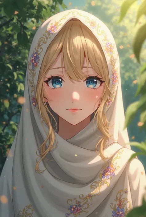 Anime Ino Yamanaka Muslim Pretty Hijab. 