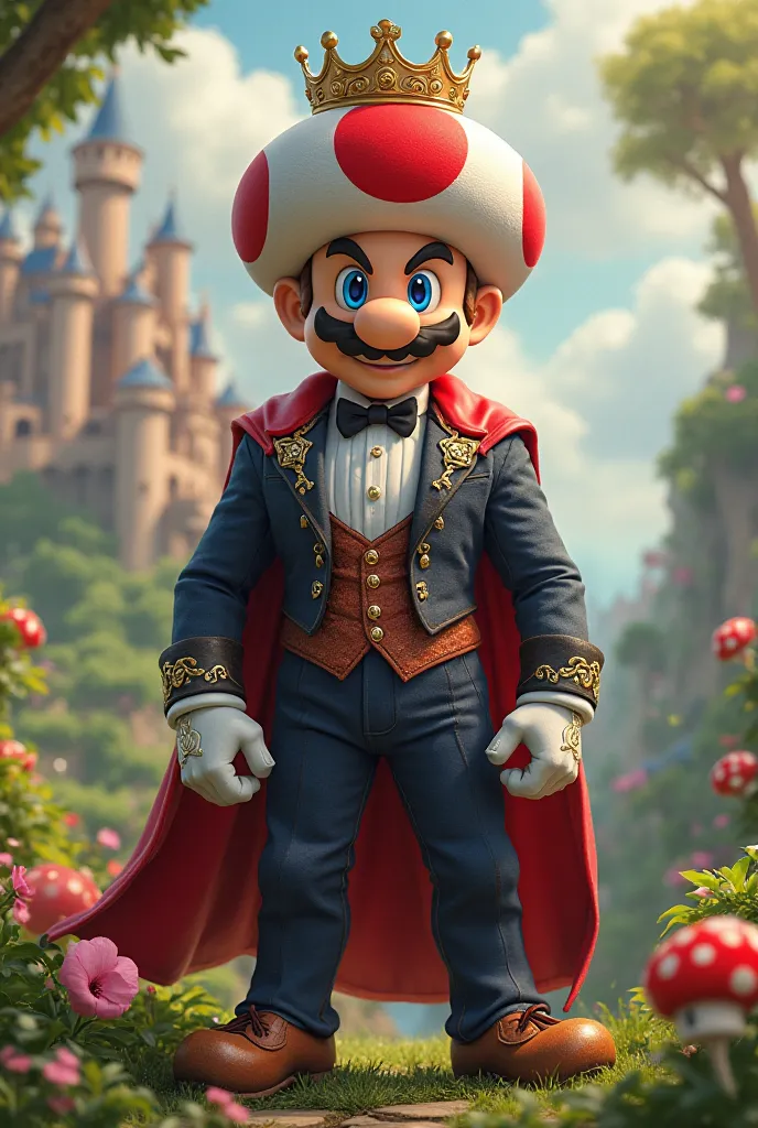 Create Toad as Prince in Mario Bros as a Sexy Handsome Man