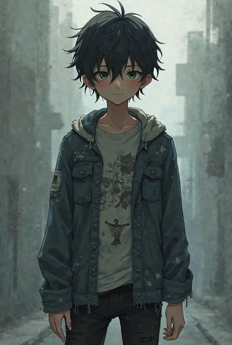 An emo anime man