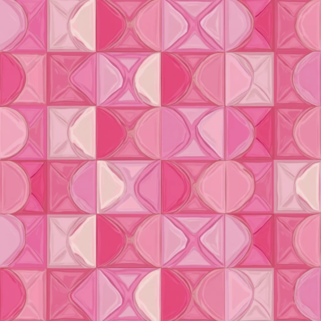 surface loop, repeating  texture, rectangles in shades of pink, 8K, vibrant colors, wallpaper