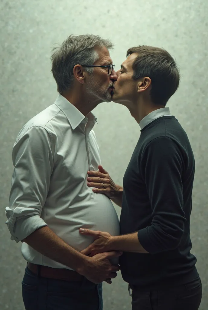 Bill gates kissing steve jobs while pregnant