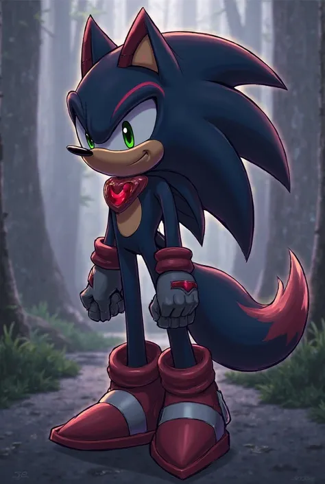 Oc de Sonic : She is the almost definitive life she is an Eriso with a mixture of wolf and blackdown DNA she, unlike Shadow, which is the final product, she is the prototype, she has an appearance like Shadow but with some wolf features such as a tail and ...