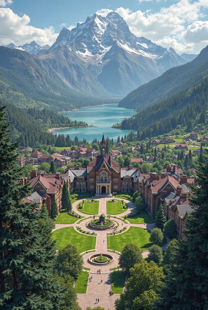 An American preparatory school in the state of Colorado, in a small town in the mountains 