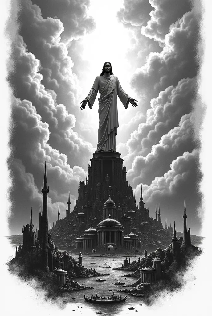 An excellent option to create a black and white tattoo with the apocalyptic theme and the return of Jesus is Midjourney. . It is quite popular among artists and tattoo artists for its ability to generate detailed and artistic images from textual prompts.

...