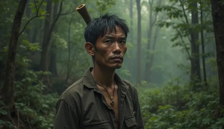 Deepening into Tae Hong & the First Unease (Creeping Dread):

Setting: The forest becomes denser, darker. Less sunlight penetrates the canopy.
Mao's Appearance:
khmer Clothing is becoming dirtier, sweat-stained.
Expression: More focused, less optimism. A s...