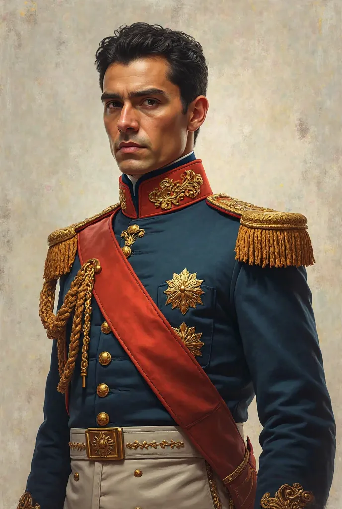 Create Simon Bolivar Joven with the rank of brigadier with his Simon Bolivar uniform