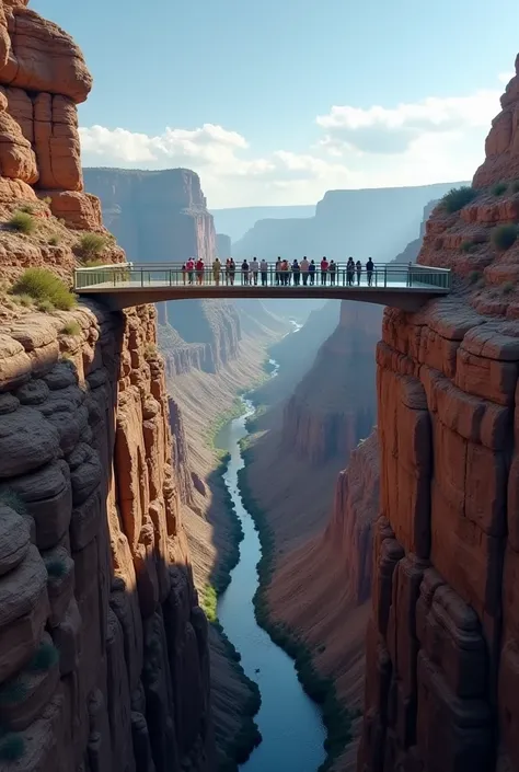 ChatGPT

You said:
Uploaded image
Uploaded image
Uploaded image
Uploaded image
Uploaded image
Uploaded image
Uploaded image
A breathtaking 4K video of the Grand Canyon Skywalk, where a group of tourists stands on the glass bridge, looking down at the deep ...