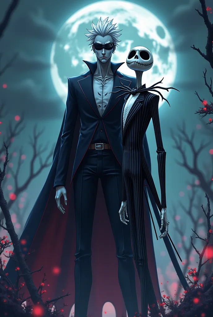 Satoru gojo jack skellington anime 