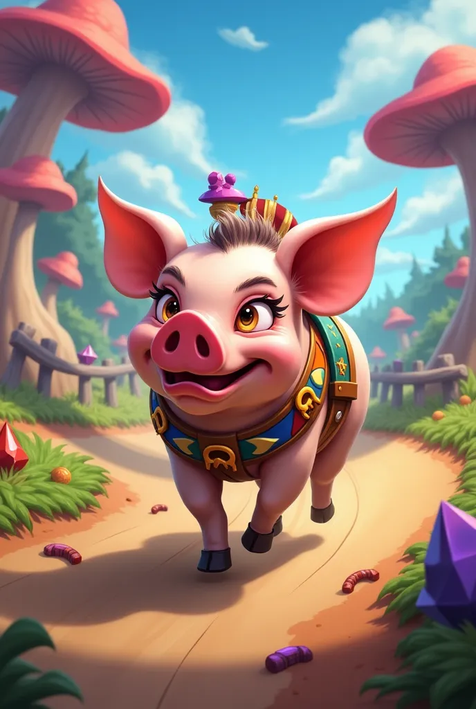 pig racer from the hearthstone game