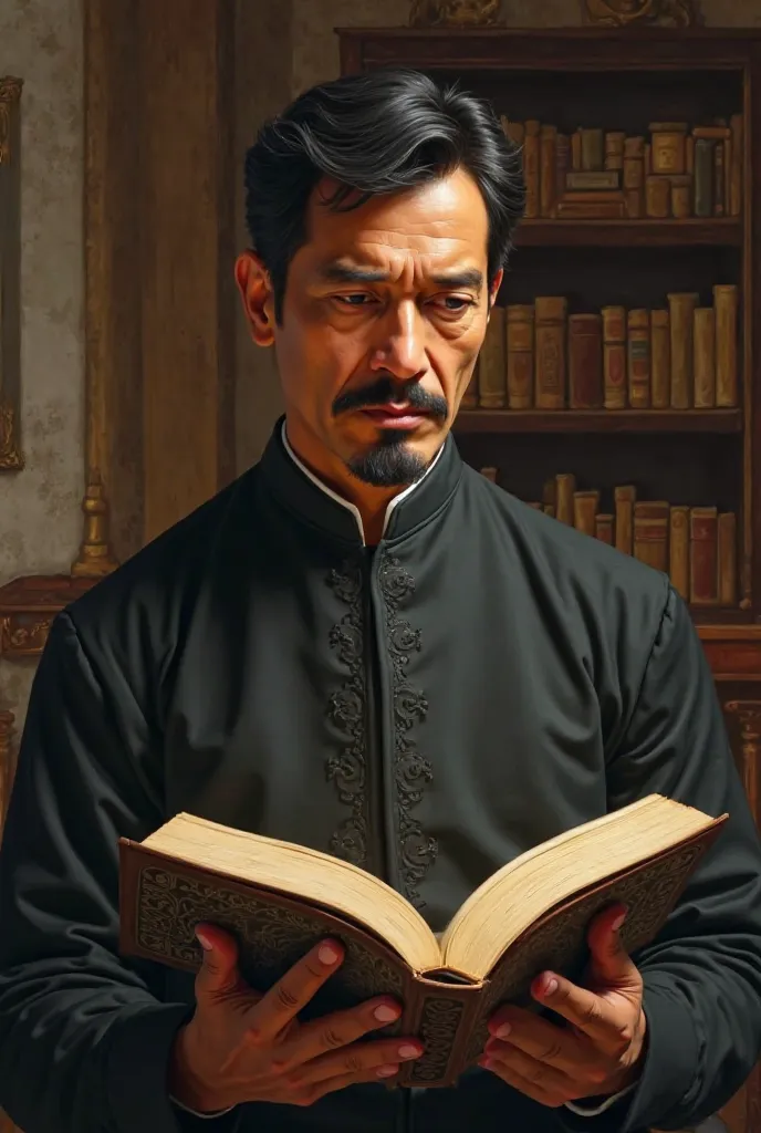 jose rizal with book
