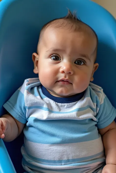 arafed baby sitting in a blue chair with a blue and white shirt, rayyan, ronaldo luis nazario de lima, ronaldo luis nazario da lima, Mohamed Reda, diego 5, 😃😀😄☺🙃😉😗, mothers mostaque, ismail, Matthew 9 5, Jose Miguel Roman Frances, ronaldo nazario fenomeno