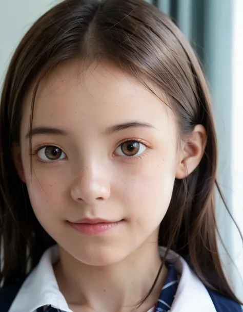 8k resolution,  surreal,  super detailed ,  High Quality , Perfect Anatomy, elementary school student studying at a Japanese elementary school、First-year elementary school girl 、((Very young:1.4))、 innocent 、Pure Innocence、 Real Skin、 realistic、Realistic s...