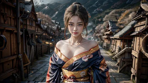 (RAW shooting:1.5, Photorealistic:1.5, 8k, Highest quality, masterpiece, super high definition), Japan, A world of magic and swords, perfect dynamic composition:1.2,  mystical :1.3, highly detailed skin and face textures:1.3,  cute and sexy slim female sam...