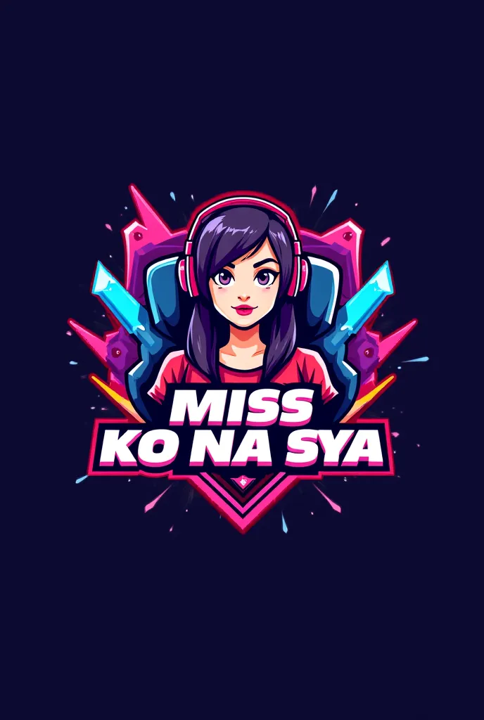 make me a gaming logo my team name is "MISS KO NA SIYA" indicate the team name under the logo