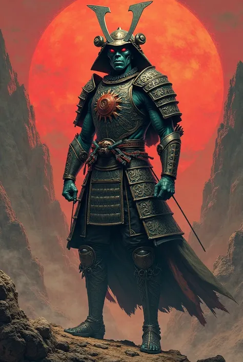 Martian Manhunter version samurai