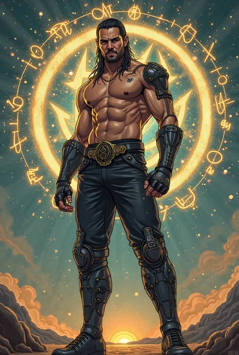 Seth Rollins da WWE estilo Fullmetal alchemist