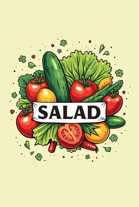 Logo for YouTube channel name videos salad 