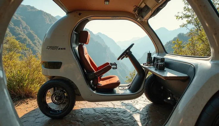 A captivating image of 2025 Seeker Camper Tricycle,  interior view 