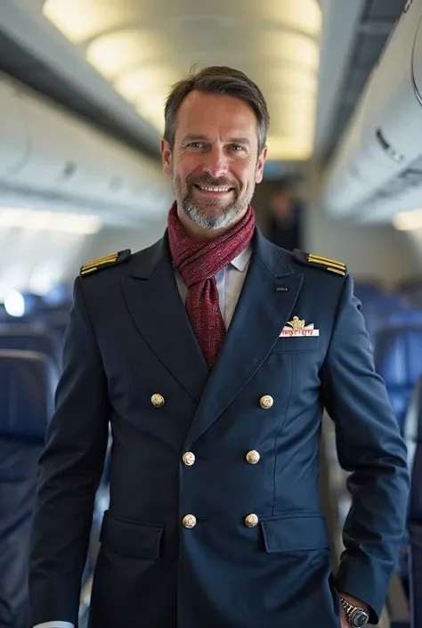 A flight attendant is a man 