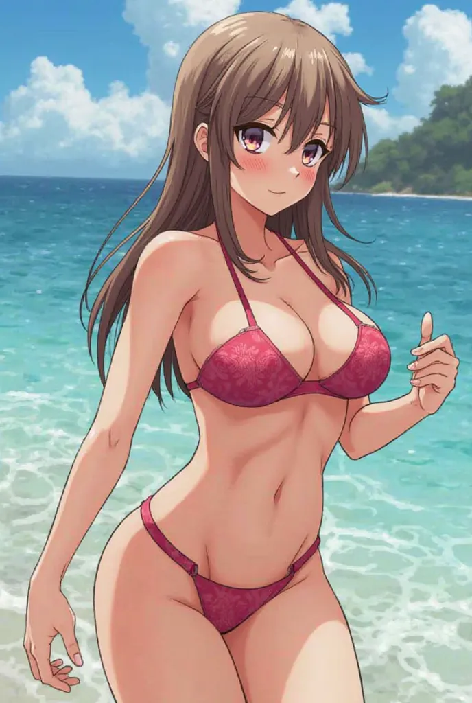 Generate women in anime bikinis masturbating