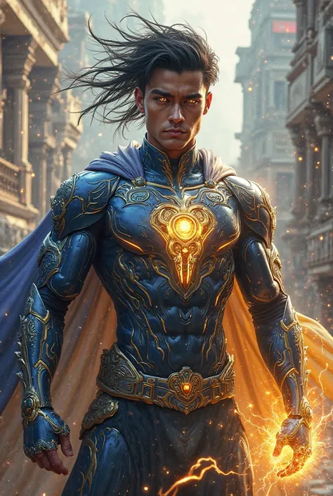 **AI Image Prompt Idea:**  

"Create a highly detailed digital painting of a **young male Yaksha superhero** from West Odisha (Kalahandi, Bhawanipatna). He is **under 25, incredibly handsome, fit, and muscular**, with sharp features and glowing, intense ey...