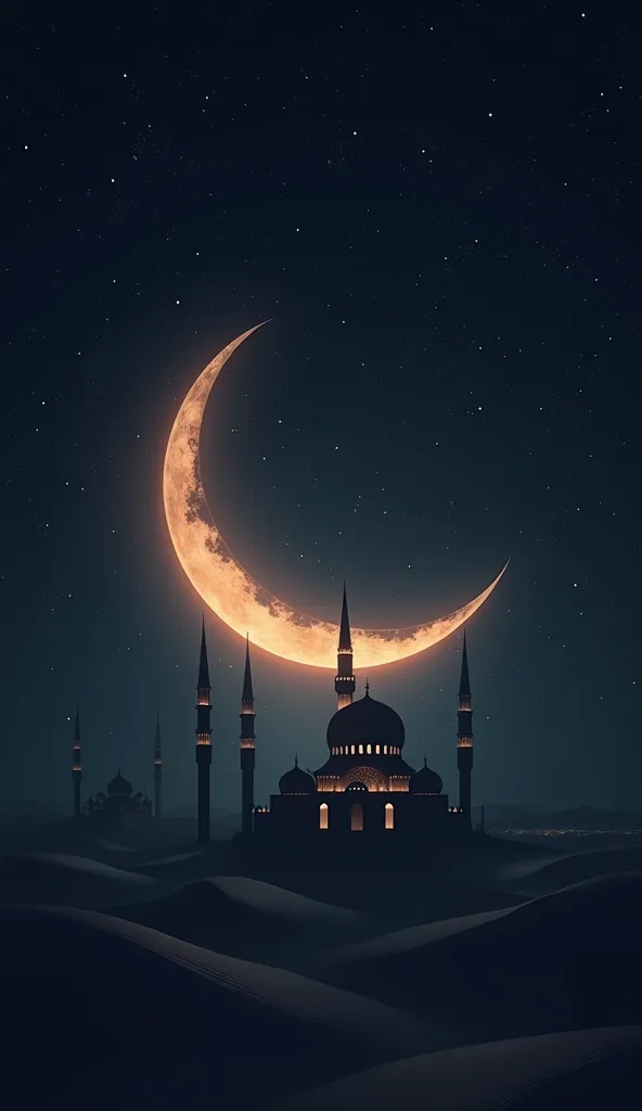  moon, stars, mosque ، Arabia area home 