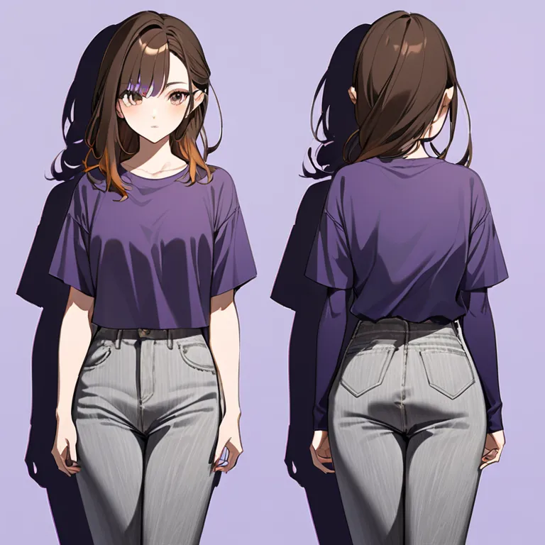 Kassy’s appearance is a twenty‐something woman with brown eyes. Her medium‐length brown hair colored in iridescent blue have a hint of lilac at the end. Strangely enough, it emanates from her a strong sense of déjà vu.

She is dressed in a brownish‐purple ...