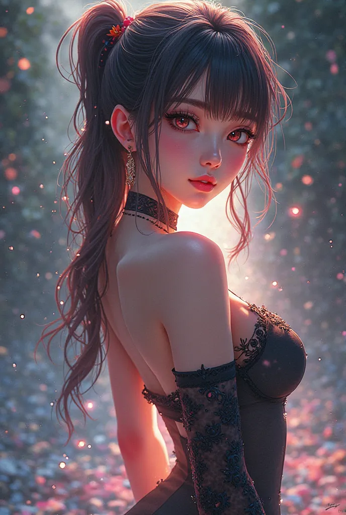 Create a very sexy anime character for me 