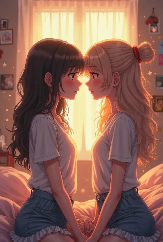 highschool girls inlove inside room