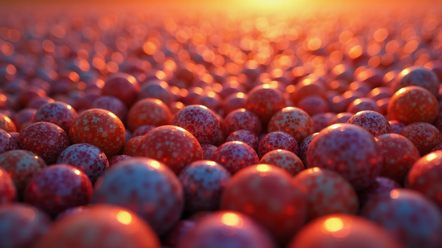 surface loop, repeating  texture, different size balls, 8K, vibrant colors, wallpaper, high resolution, UHD, hyperdetailed, sharp focus, vivid colors, volumetric lighting, repeating texture, light atmosphere, From Above, above angle, ambers