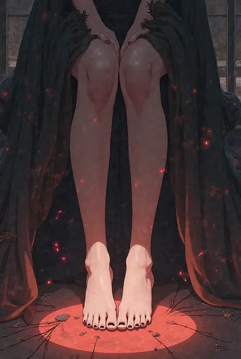 Demon Slayer: Kamado Nezuko's bare feet can be seen from her feet to her face no matter who sees it