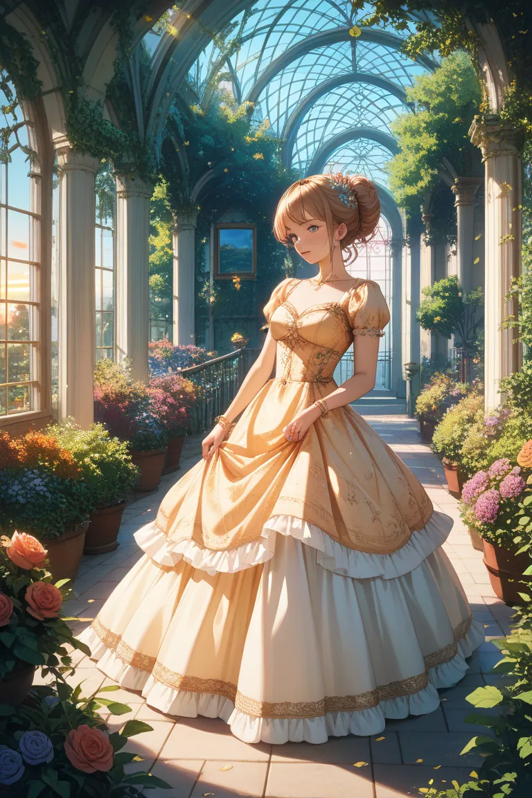 anime dress style background