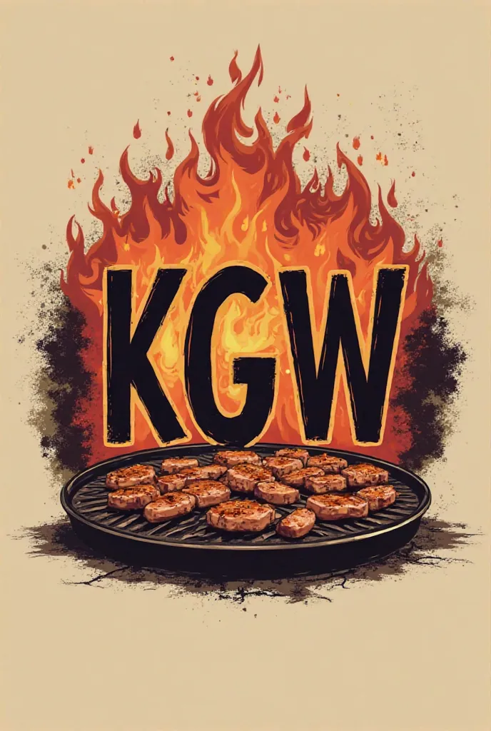 logo for bbq with the name KGW