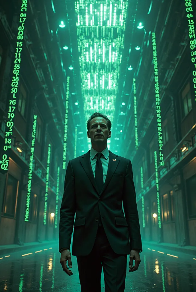 Macri in the Matrix movie 