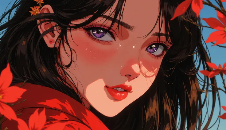 (( RAW photo), absurd, (absurd resolution)), masterpiece, best quality, (Extremely detailed 8k unity CG wallpaper), (best illustration), ( best shade), Realistic lighting, skin complexion detailed and beautiful shine, (( 21 years old)), chica, Long hair...