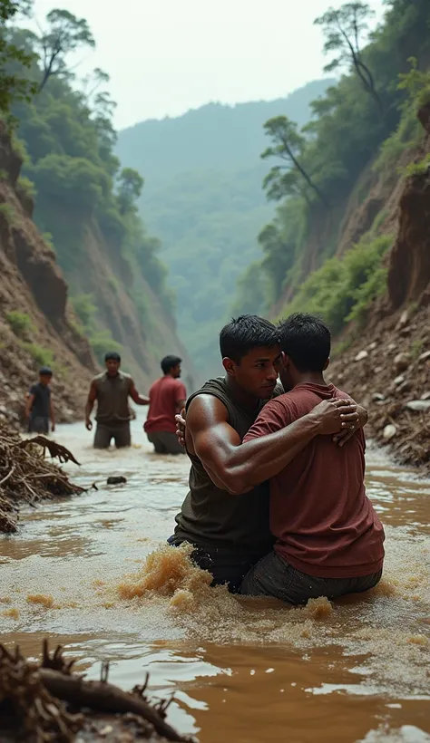 natural disasters major landslides major floods in the village