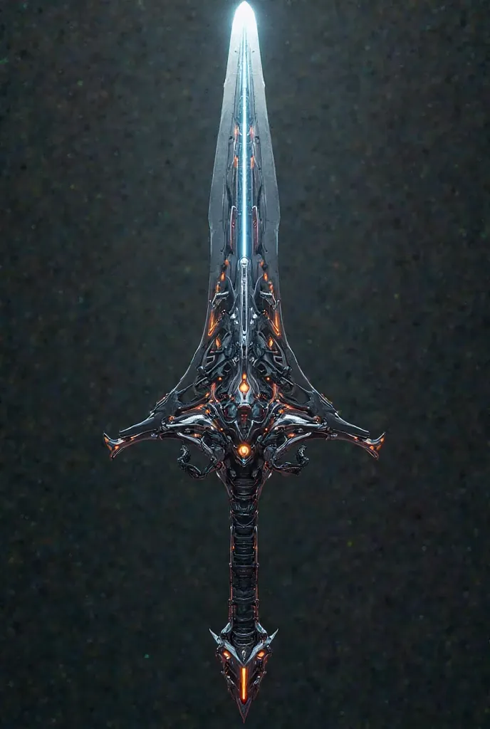 Generate greatsword of high tech consisted of mechanism and power