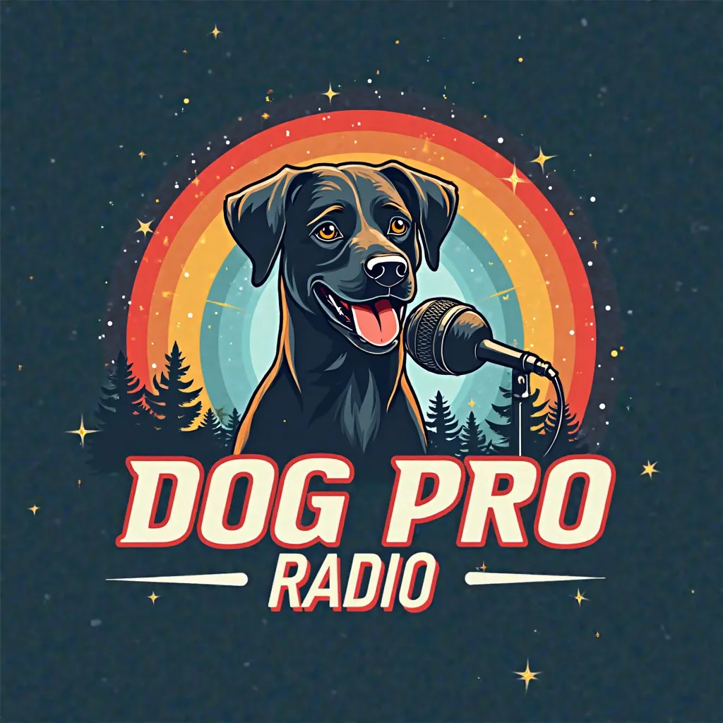 I'm in need of a modern and sleek podcast. The logo name is "DOG PRO RADIO", our new initiative by the International Association of Canine Professionals (IACP) (iacpdogs.org).

Key Requirements:
- A bold and vibrant color scheme
- Incorporation of a "Dog P...