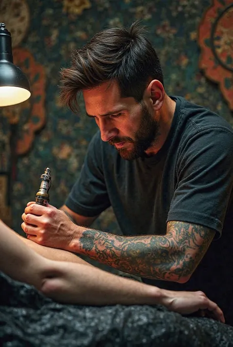 Messi tattoo artist
