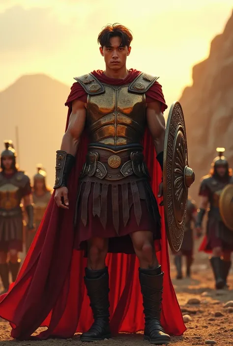 Taehyung as a Spartan Warrior