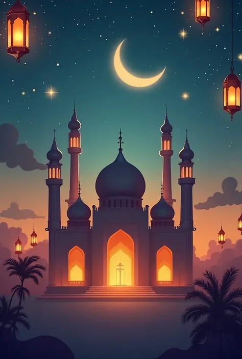 ramadan mubaran 2020 with lanterns and mosques, 2 5 6 x 2 5 6, 256x256, 2 0 2 2 photo, with beautiful mosques, 2022, 2023, 2 0 2 2, 2 0 2 3, 2 0 2 0 s promotional art, 2025