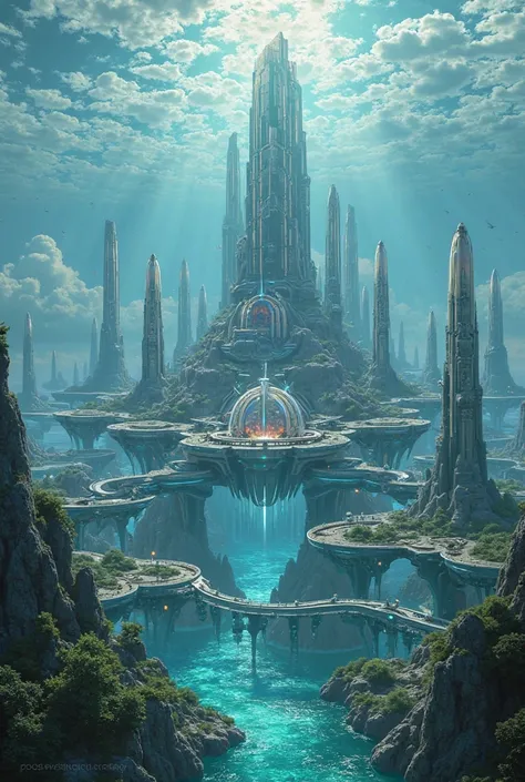 How atlantis city looked like above water