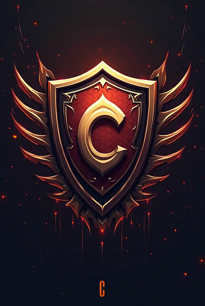 Crie uma logo competitiva de clã com o nome Champions 