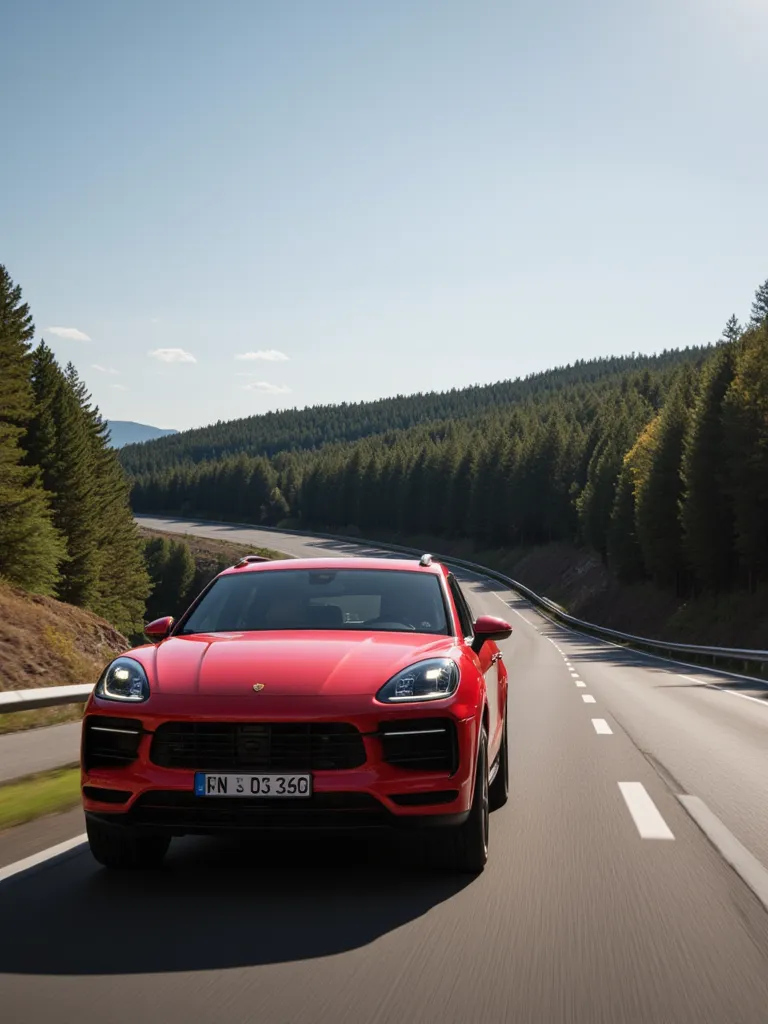 German super highway transports daily, thousands of cars at different powers, of extraordinary technologies. At one point, a dazzling Porsche Cayenne GTS 2025 appears ¾ of an open view of our camera, with external tunning, and only when we hear its engine ...